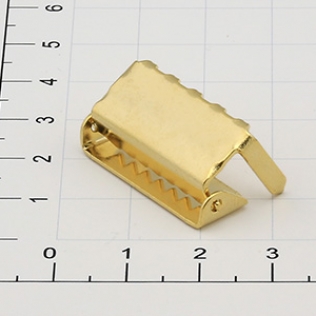 Регулятор подтяжек 25 мм золото