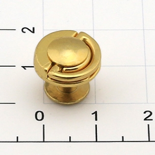 Винт ручкодержатель 12 мм золото