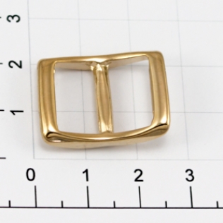 Шлевка - рамка регулятор лодочка 15 мм золото
