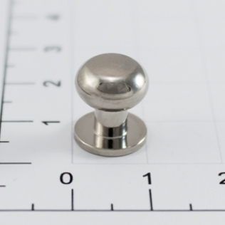 Кобурная кнопка винт 12 мм никель