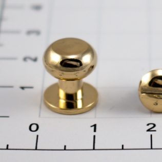 Кобурная кнопка винт 12 мм золото
