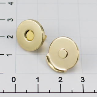 Магнит кнопка 14 мм золото