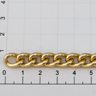 Цепочка для сумки (тип 8) 7 мм золото