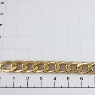 Цепочка для сумки (тип 250L) 8 мм золото