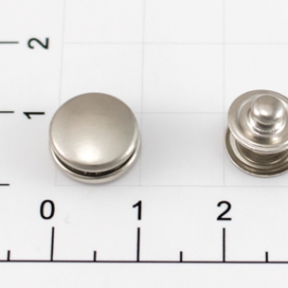 Кнопка для одежды и сумок ALFA 01A1 10 мм никель