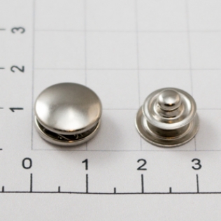 Кнопка для одежды и сумок ALFA 1A1 12 мм никель