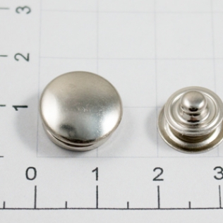 Кнопка для одежды и сумок ALFA 1A2 14 мм никель