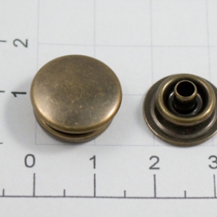 Кнопка для одежды и сумок KAPPA 1A2 15 мм антик