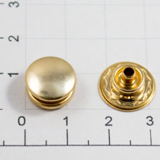 Кнопка для одежды и сумок KAPPA 01A 12 мм золото