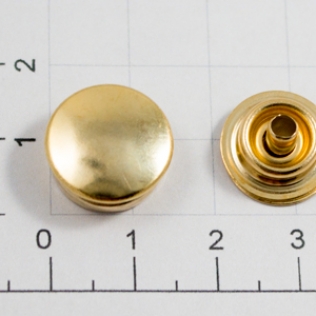 Кнопка для одежды и сумок KAPPA 1A2 15 мм золото