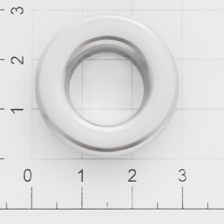 Люверс круглый пластина 16 мм никель