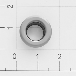 Люверс круглый пластина 8 мм оружейный металл