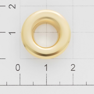 Люверс круглый пластина 10 мм золото