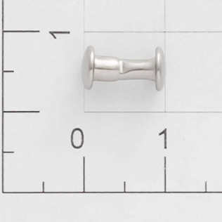 Клепки двухсторонние круглые 5 мм никель