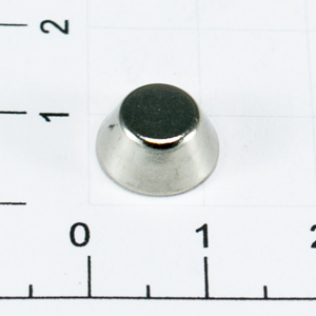 Клепки круглые полуконус 10 мм никель