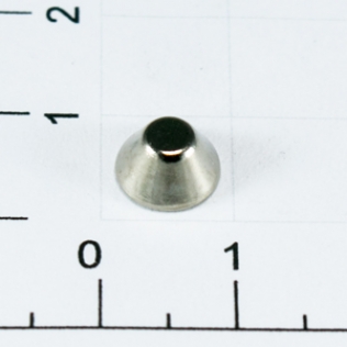 Клепки круглые полуконус 8 мм никель
