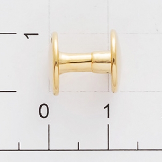 Клепки двухсторонние 11 мм золото