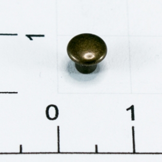 Клепки двухсторонние круглые 5 мм антик