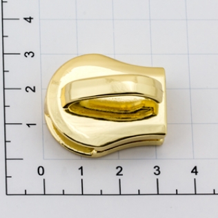 Слайдер для металлической молнии Т-14 (М20) 14 мм золото